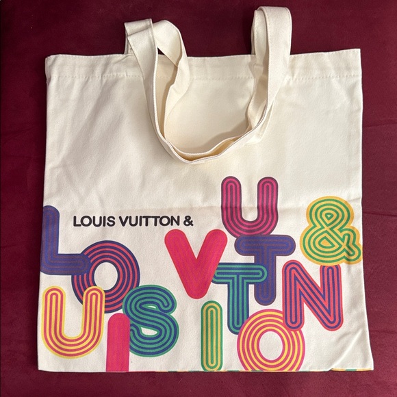 Colorful Canvas Tote - Picture 2 of 3